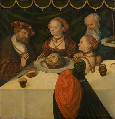 Feast of Herod by Lucas Cranach the Elder